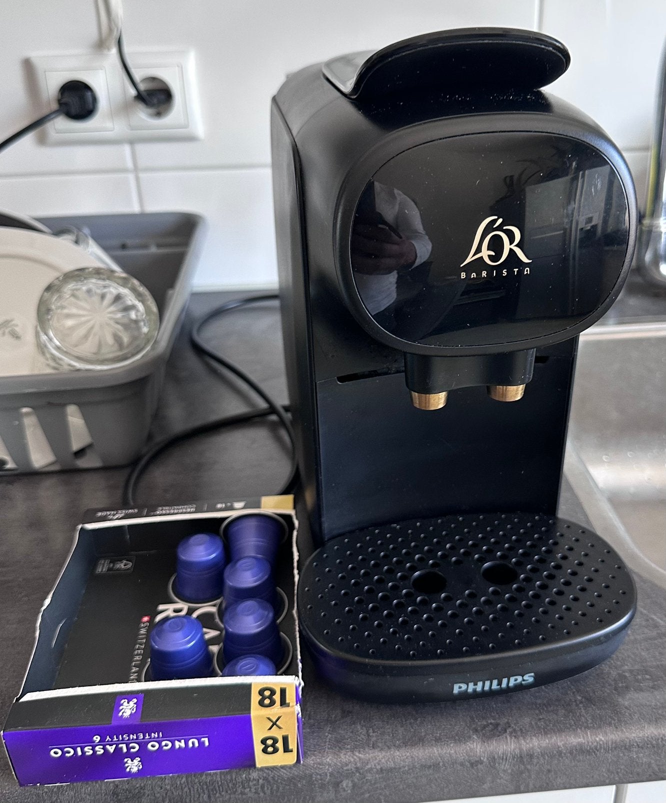 Philips L’OR Barista Sublime Koffiecupmachine., Witgoed en Apparatuur, Koffiezetapparaten, Ophalen of Verzenden, Zo goed als nieuw