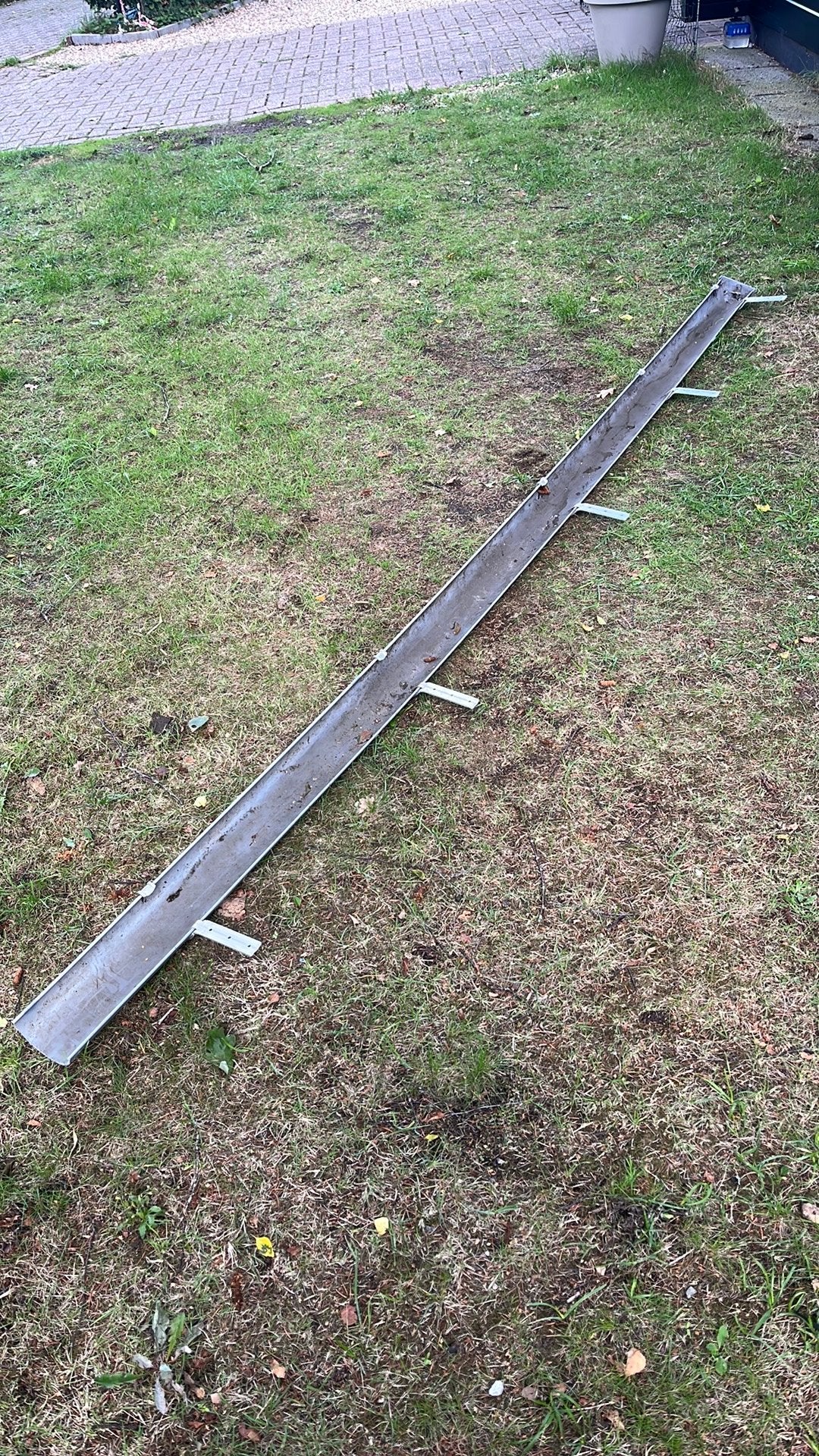 Dakgoot, Gebruikt, Pvc, Ophalen of Verzenden, 80 mm of meer