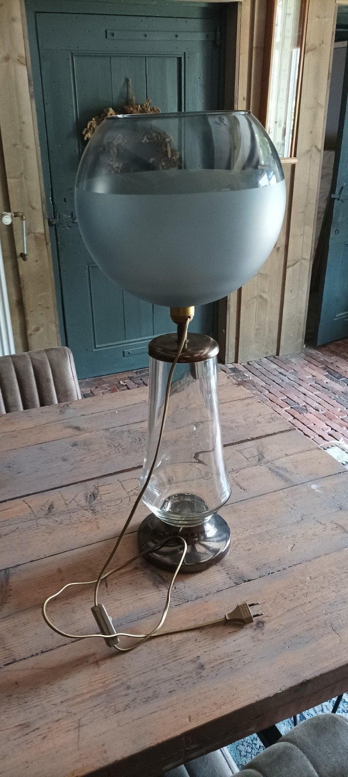 Design lamp met frosted glas, Ophalen, Glas, Design