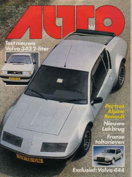 Autovisie 13 1981 : Renault Alpine A310 - Volvo 343 GLS 760, Ophalen of Verzenden, Gelezen, Algemeen