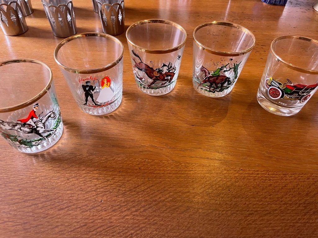 Vintage glazen, Ophalen, Zo goed als nieuw, Waterglas