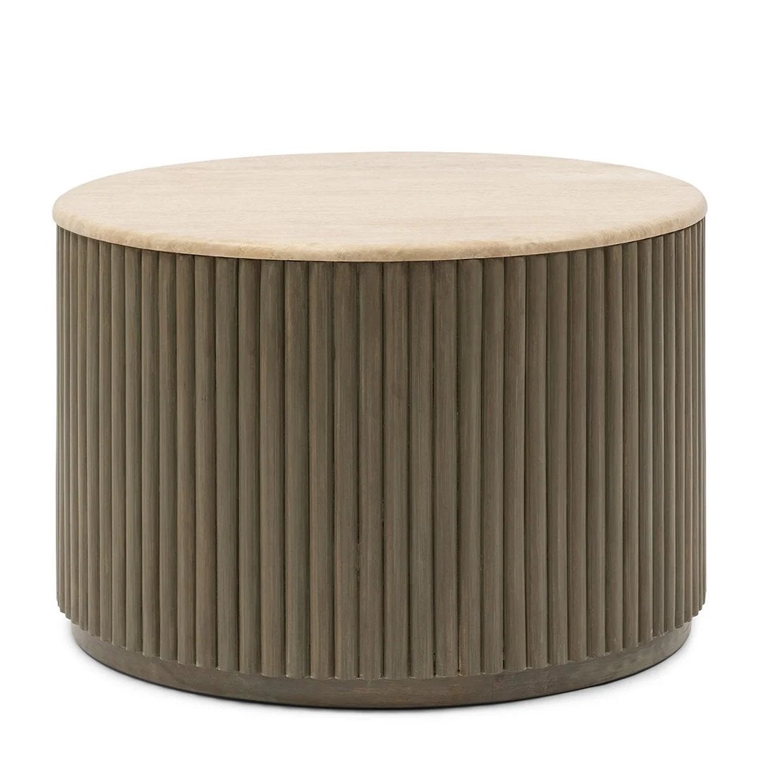 NIEUW IN DOOS - Riviera Maison Salontafel Villanova Dia 60cm, Ophalen, 50 tot 100 cm, Rond, Nieuw