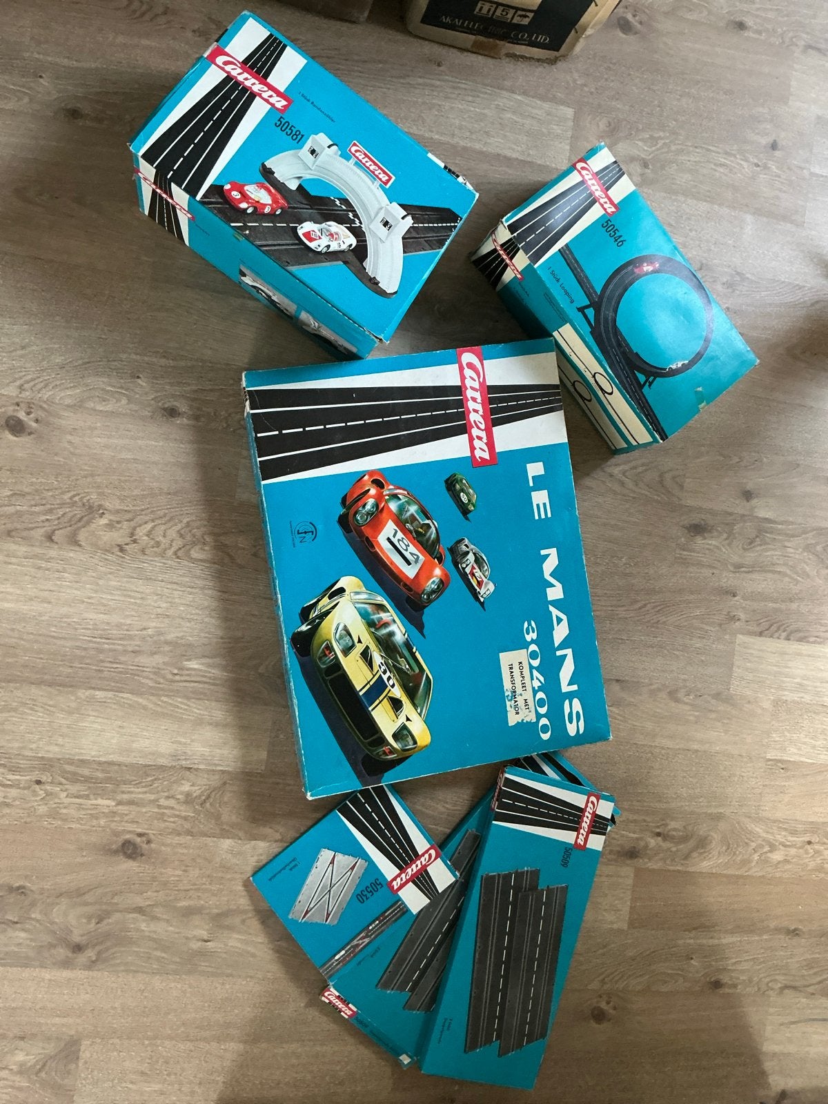 Vintage Carrera Le Mans Racebaan Set - Compleet met Extra's, Ophalen, Carrera, Met looping, Elektrisch