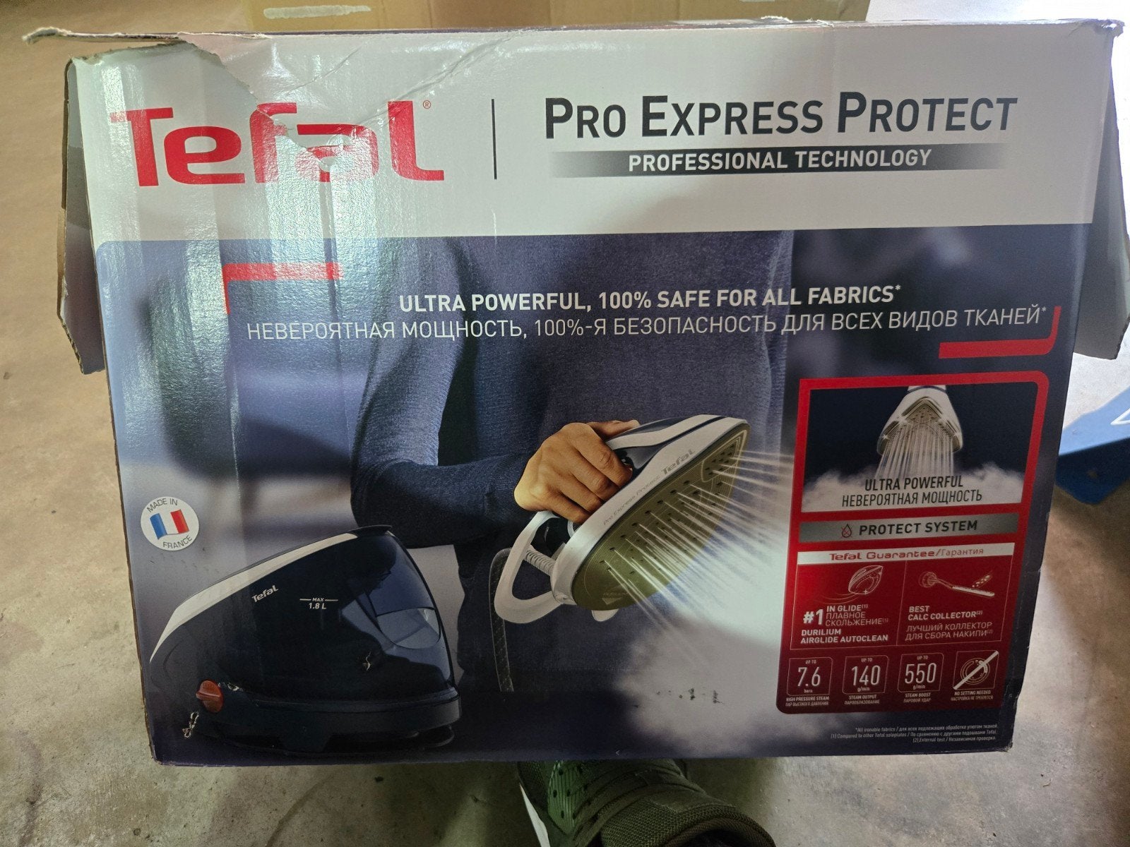 Strijkijzer tefal De Pro Express Protect, Witgoed en Apparatuur, Strijkijzers en Strijkplanken, Ophalen, Nieuw