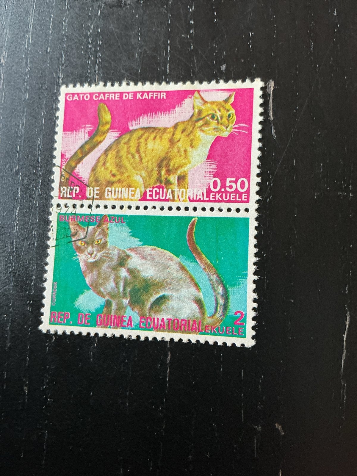 Equatoriaal-Guinea postzegels: Katten (1977), Ophalen of Verzenden, Postfris, Dier of Natuur