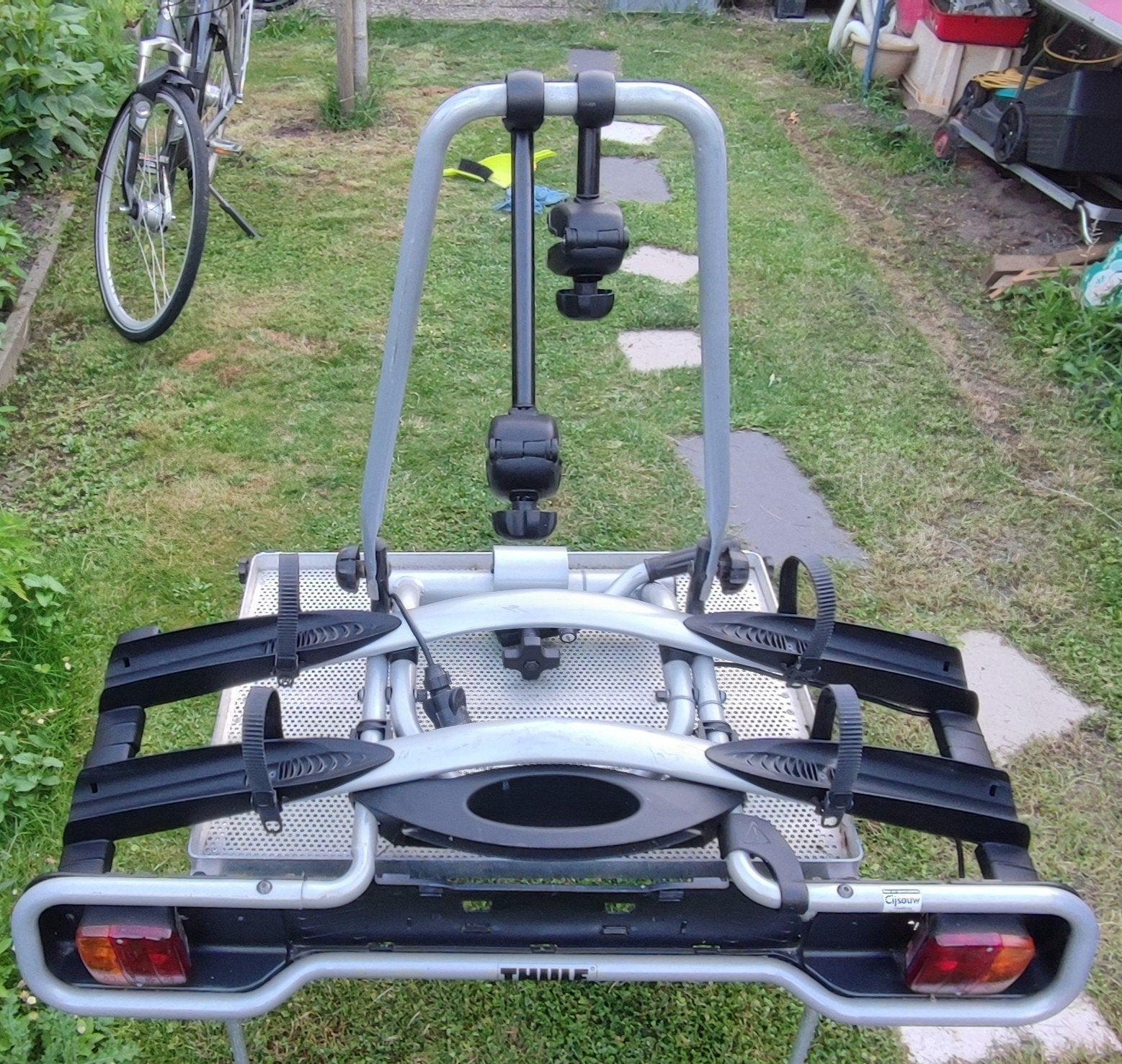 Thule Fietsendrager Euroway 945 voor Trekhaak, Auto diversen, Fietsendragers, Ophalen, 2 fietsen, Gebruikt, Trekhaakdrager