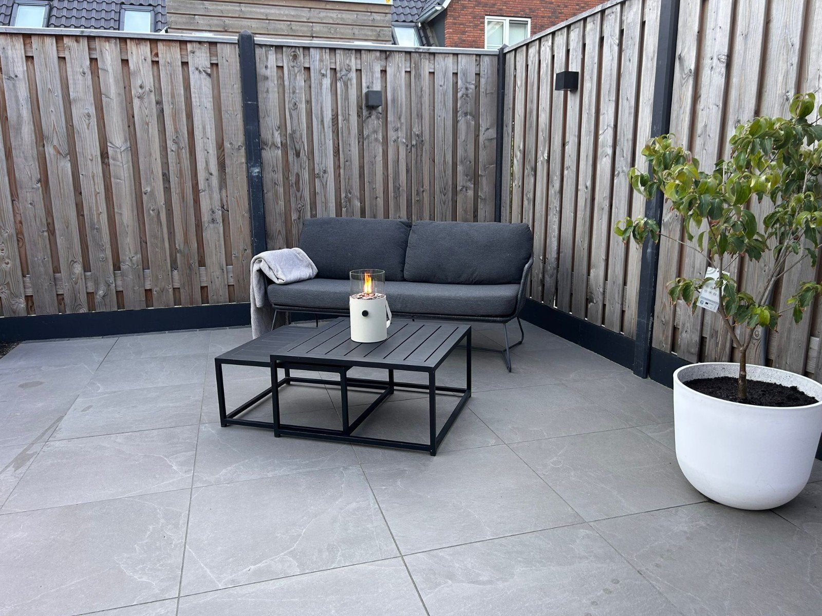 Taste 4SO Tuinset met Loungebank en 2 Salontafels, Ophalen