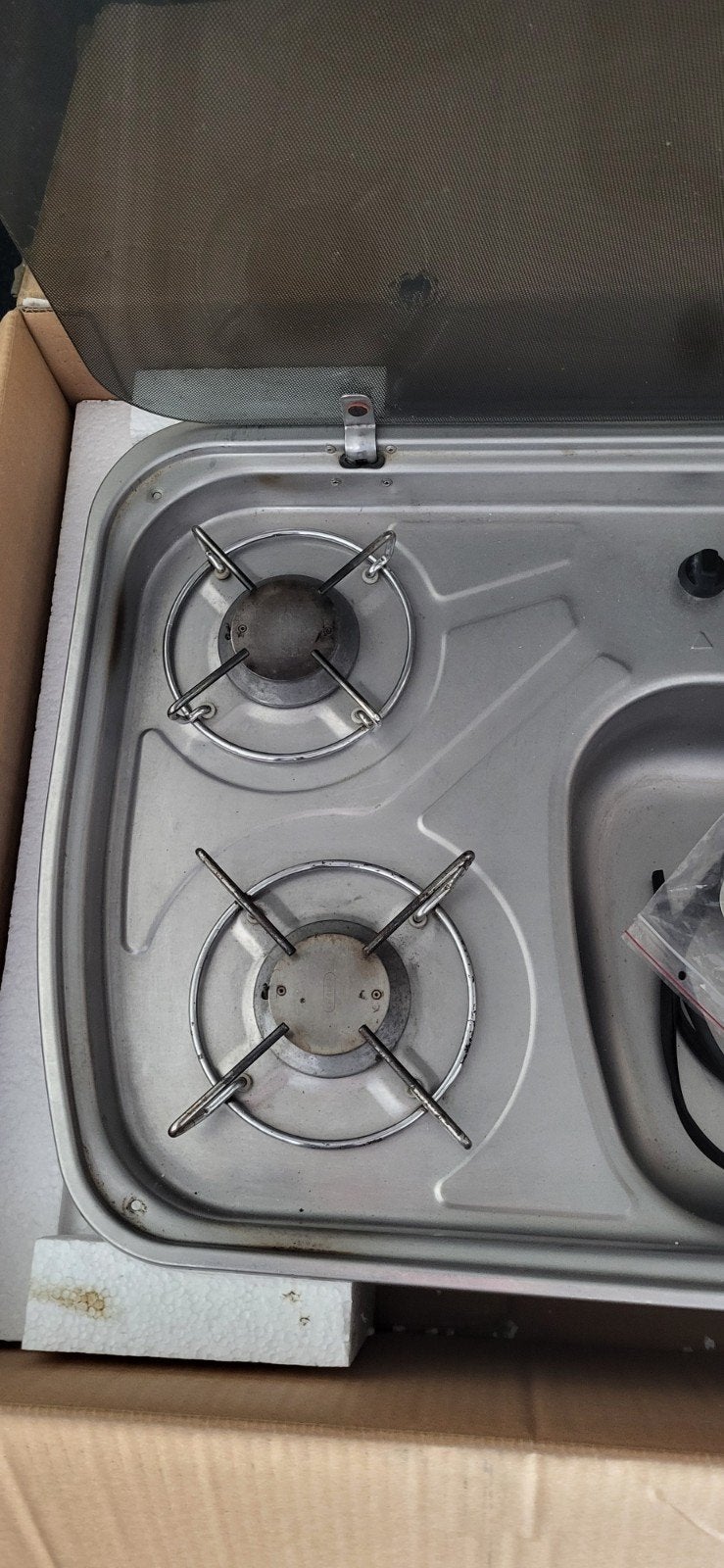 Dometic HSG 2445 Kookplaat met Spoelbak - Gebruikt, Ophalen, Gebruikt