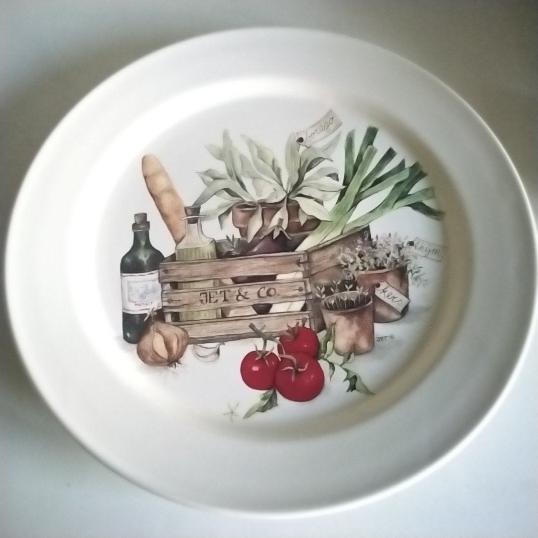 Jet prachtige taartschaal 32 cm, Overige typen, Ophalen of Verzenden, Zo goed als nieuw, Overige stijlen