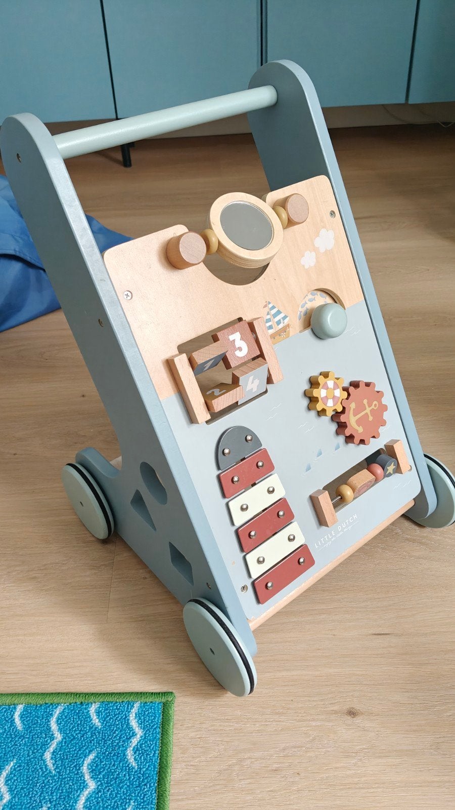 little Dutch babywalker, Kinderen en Baby's, Speelgoed | Houten speelgoed, Ophalen, Zo goed als nieuw, Duw- of Trekspeelgoed