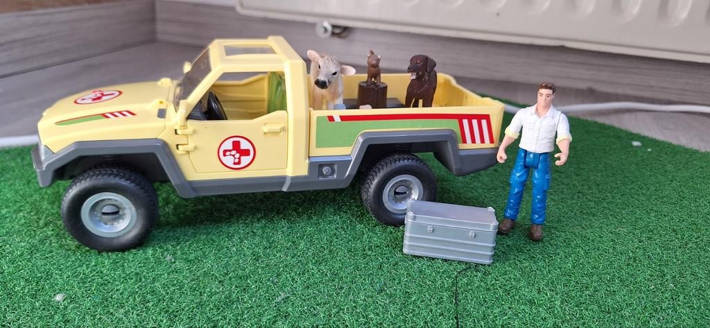 Schleich ambulance auto, Ophalen of Verzenden, Bburago
