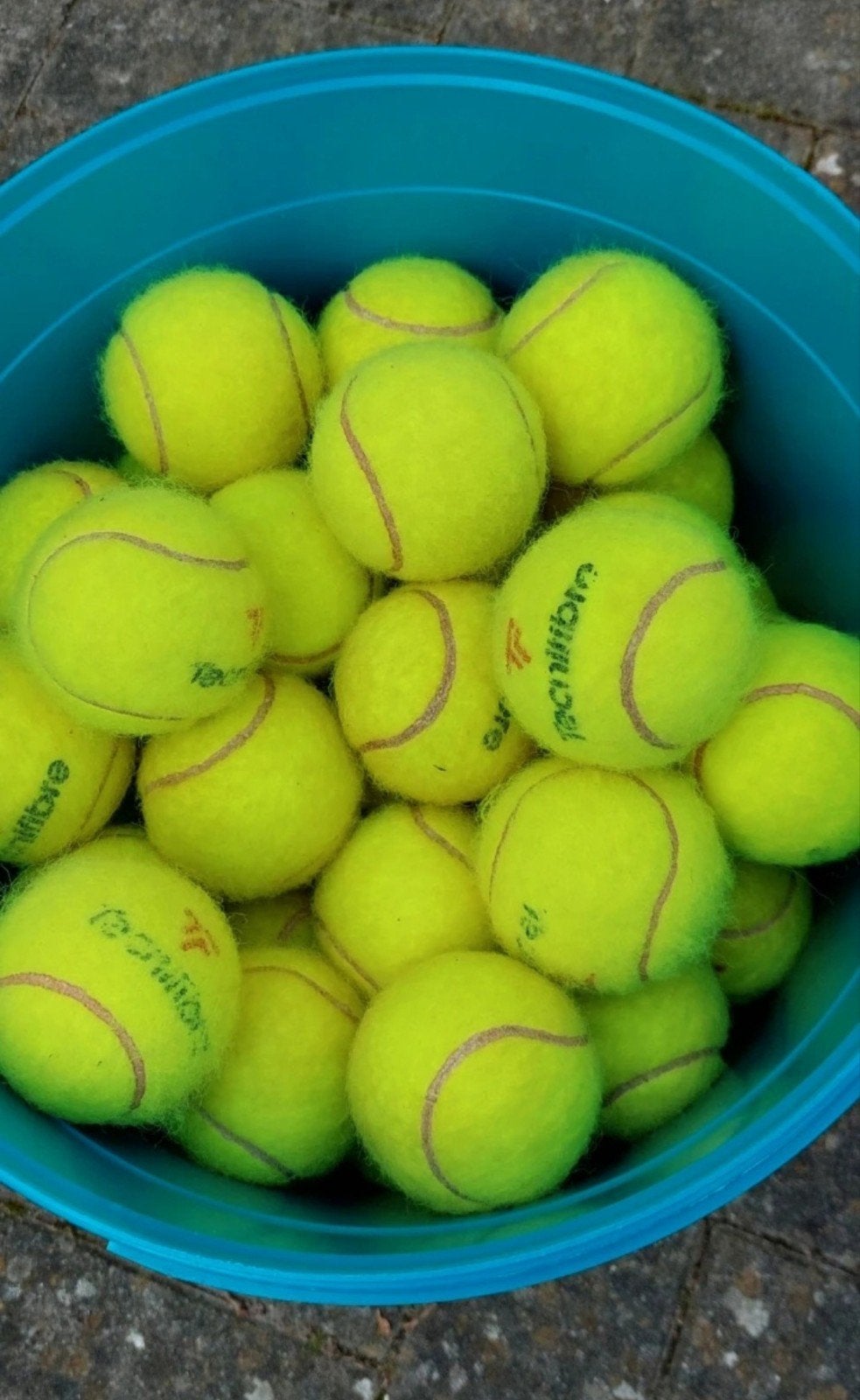 Gebruikte tennisballen voor hond of decoratie (50 stuks), Ophalen of Verzenden
