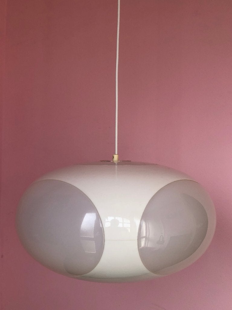 Space age "bug eye" lamp, topstaat, vintage design, Ophalen of Verzenden, Zo goed als nieuw, Kunststof, E27 (groot)