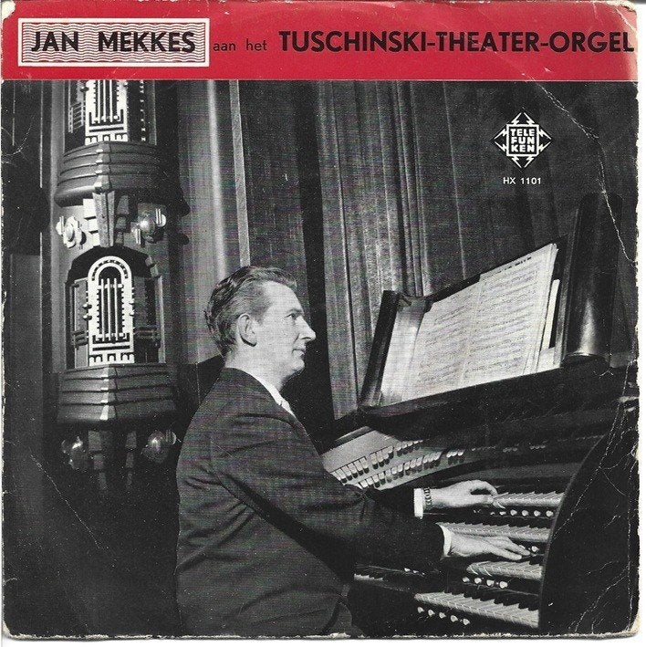 Jan Mekkes – Aan Het Orgel Van Het Tuschinski Theater, Ophalen of Verzenden, Gebruikt