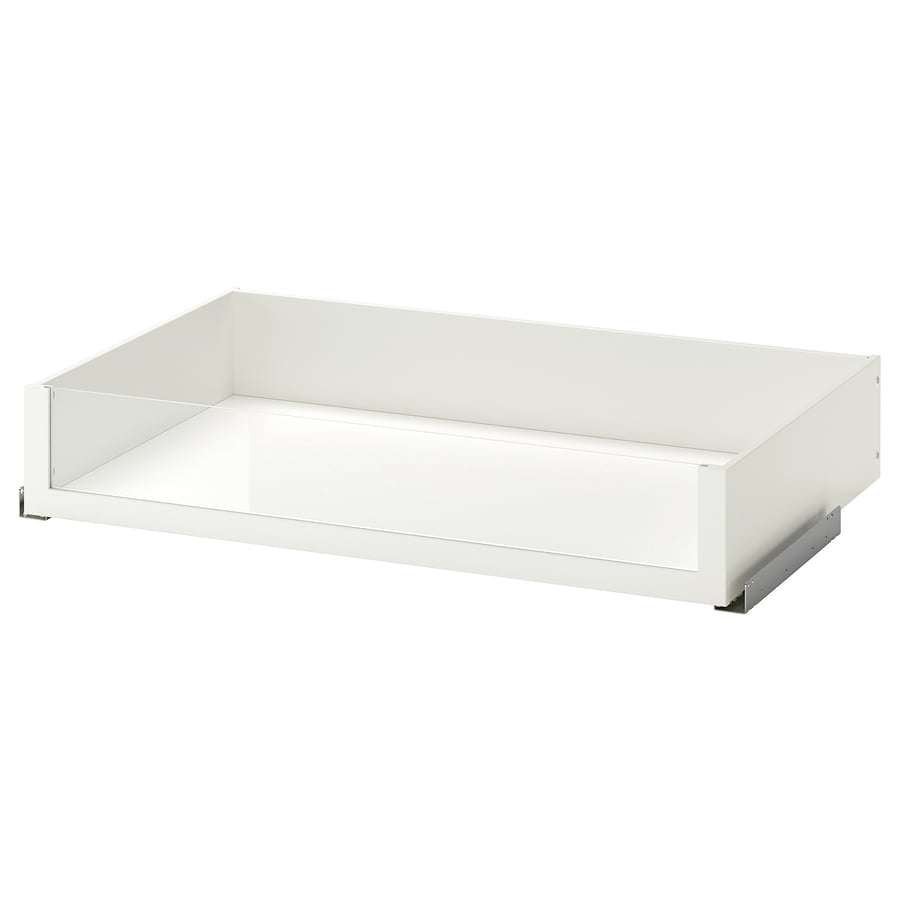 5+1 glazen, witte pax ikea lades, Ophalen, Gebruikt, IKEA pax, 50 tot 100 cm
