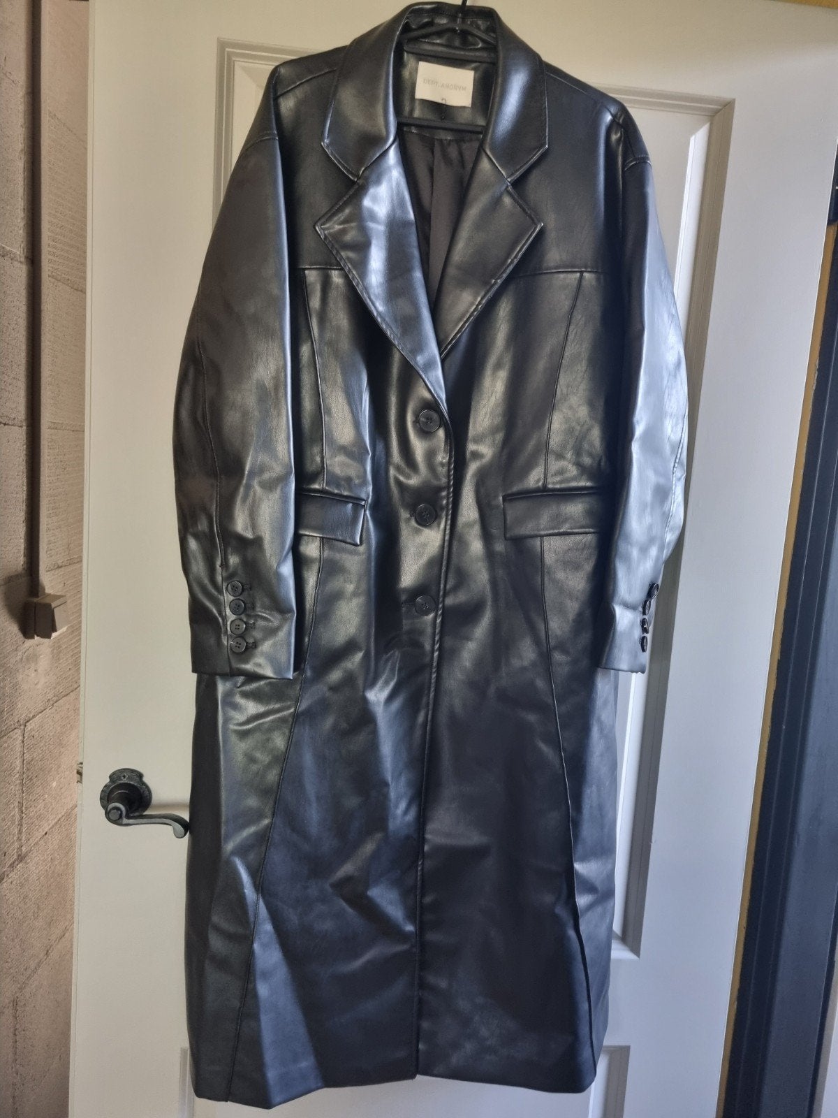 Dept -Anonyme zwart nep leer, Kleding | Dames, Ophalen, Gedragen, Zwart