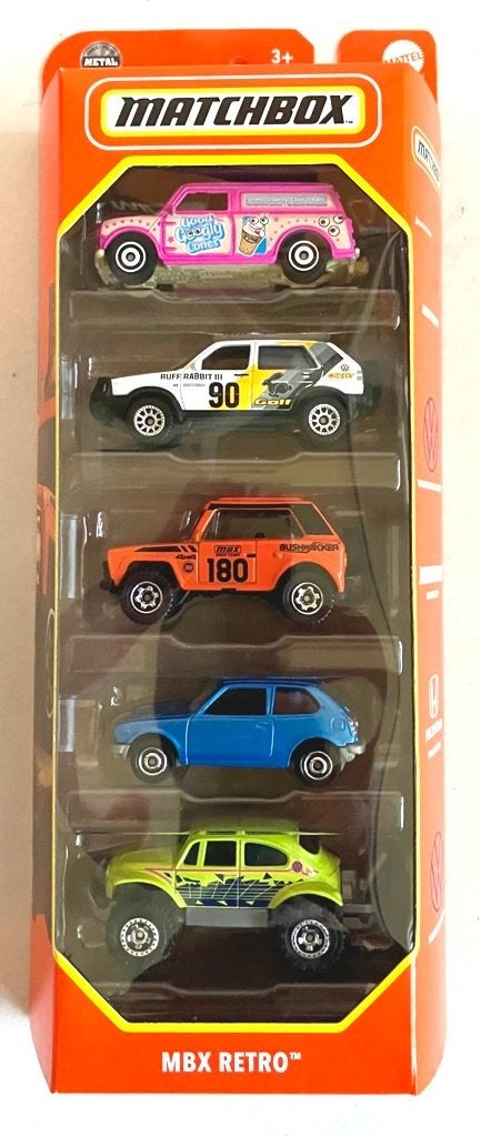 Austin Mini Van Matchbox MBX retro 5-pack., Ophalen of Verzenden, Zo goed als nieuw, Auto