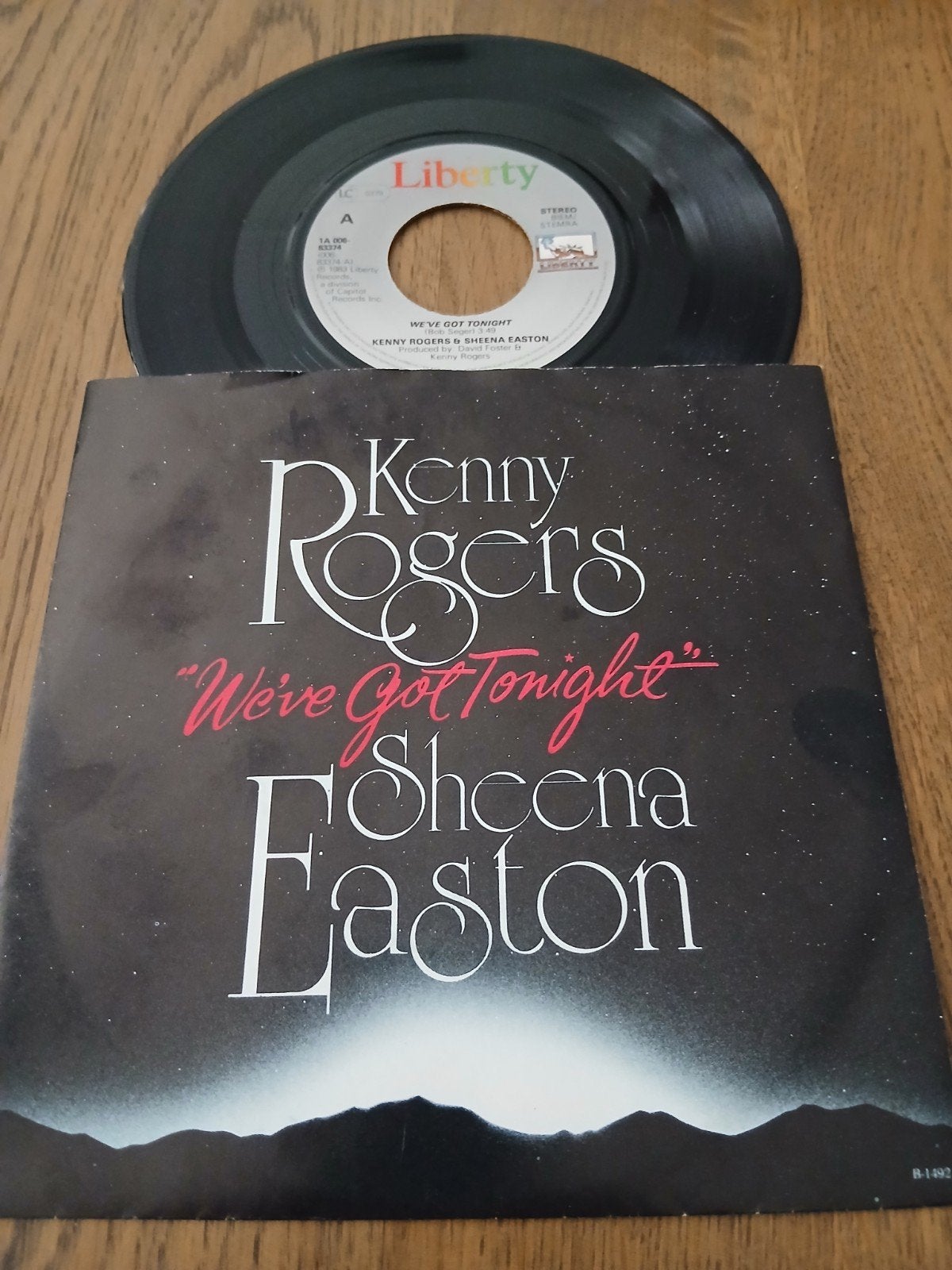 VINYL SINGLE   KENNY ROGERS & SHEENA EASTON  1983, Verzenden, 1980 - 1989, Zo goed als nieuw, Overige formaten