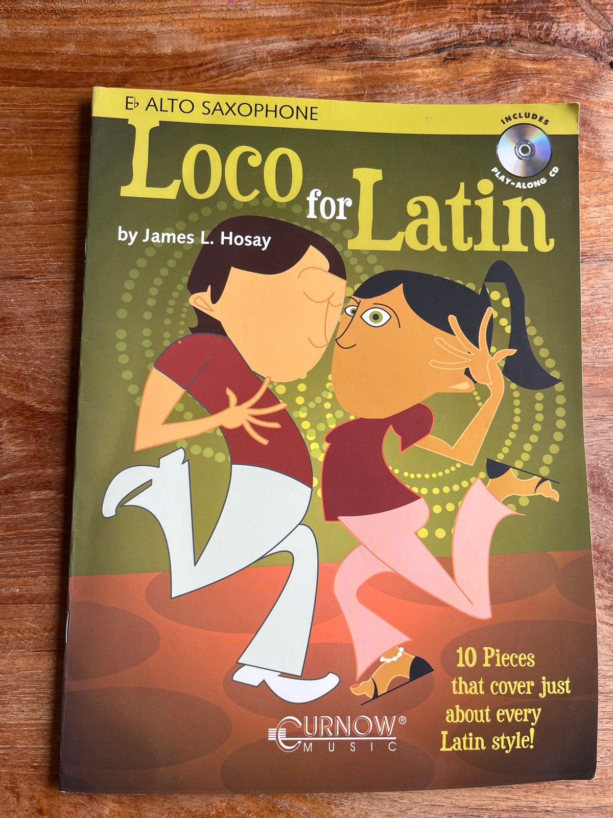 Loco for Latin - Muziekboek voor Altsaxofoon met CD, Muziek en Instrumenten, Bladmuziek, Latin en Salsa, Gebruikt, Ophalen of Verzenden
