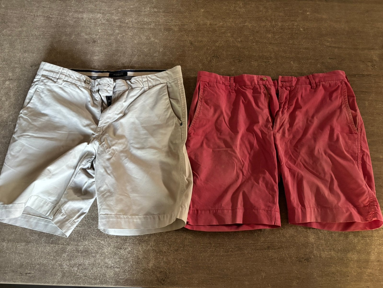1x mc gregor en 1x ralph lauren korte broek, Verzenden, Gedragen, Maat 52/54 (L), Overige kleuren