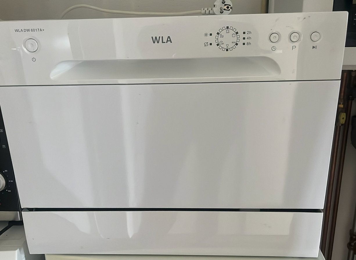 Compacte WLA vaatwasser, Ophalen, Gebruikt, Minder dan 10 liter, Energieklasse A of zuiniger