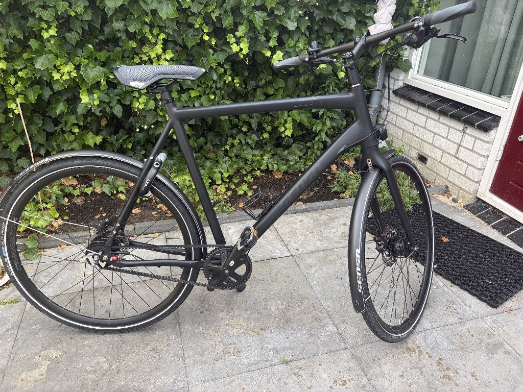 Fietsen heren, Versnellingen, Zo goed als nieuw, 61 tot 65 cm, Schijfrem