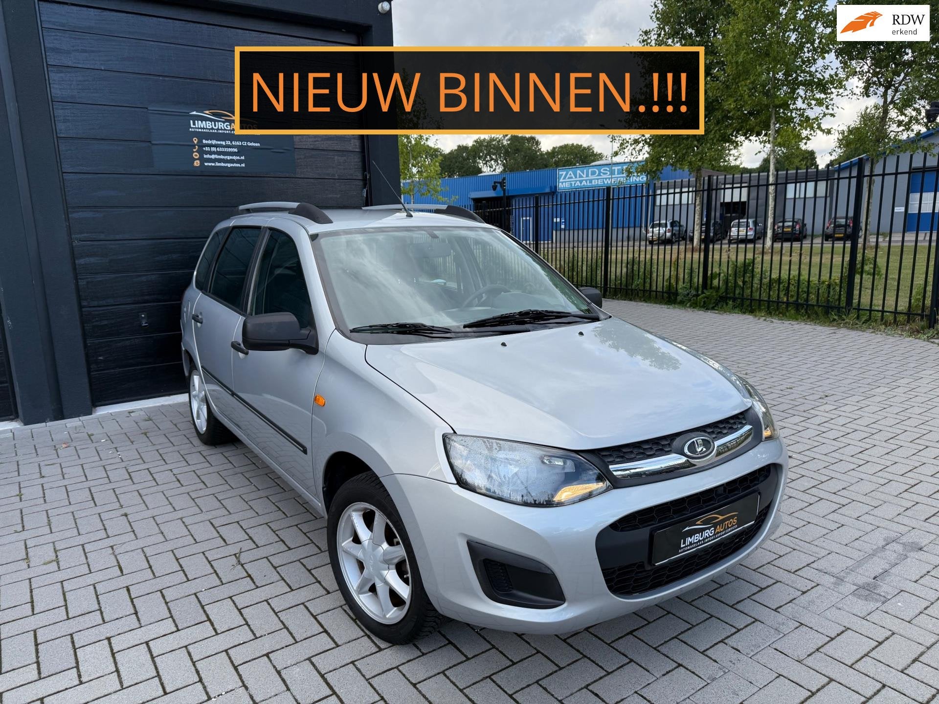 Lada Kalina 2194 Airco Elek Ramen Stoelverwarming! LPG, Auto's, Lada, Stof, Gebruikt, Zwart, 4 cilinders