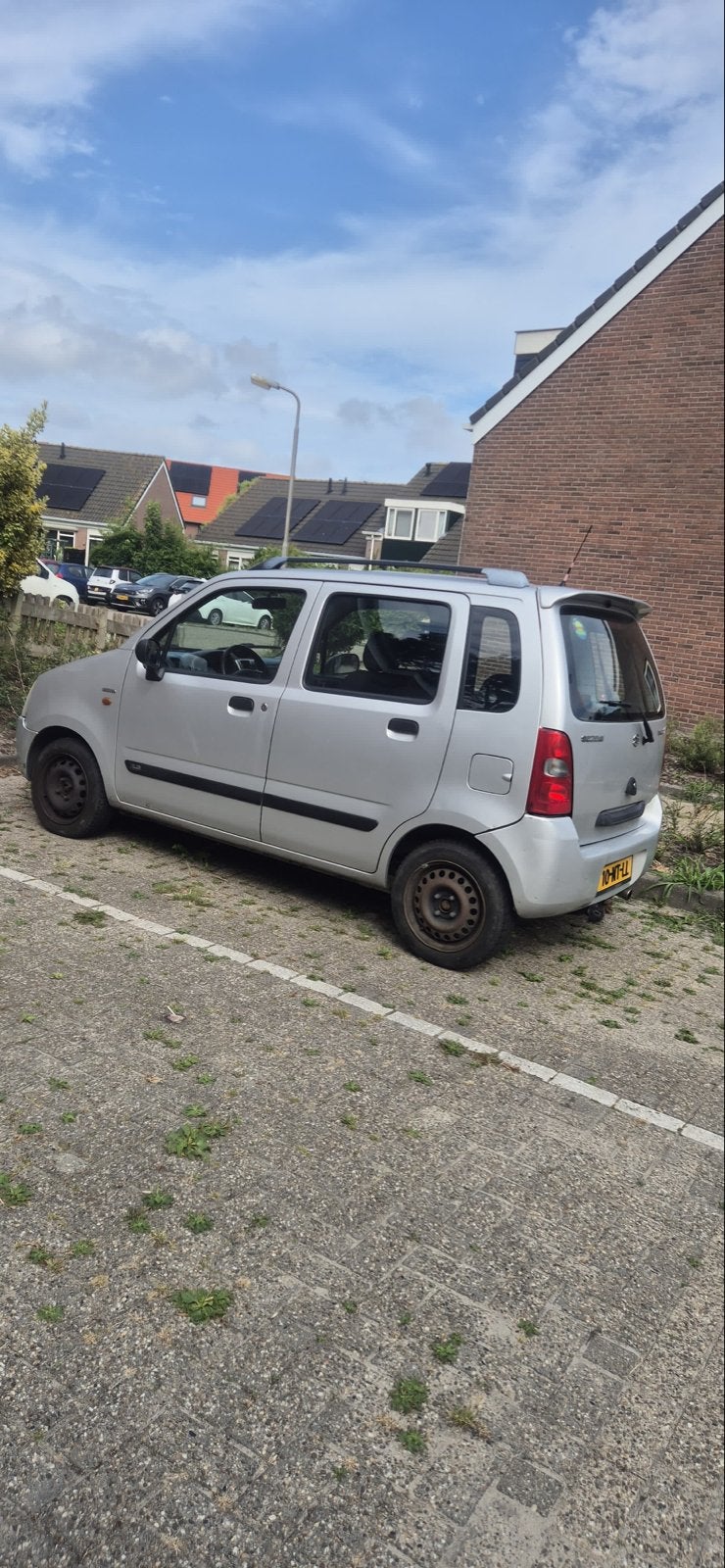 Suzuki Wagon R+ 1.3 2004 Grijs, Auto's, Voorwielaandrijving, 40 €/maand, 4 cilinders, Wagon R+