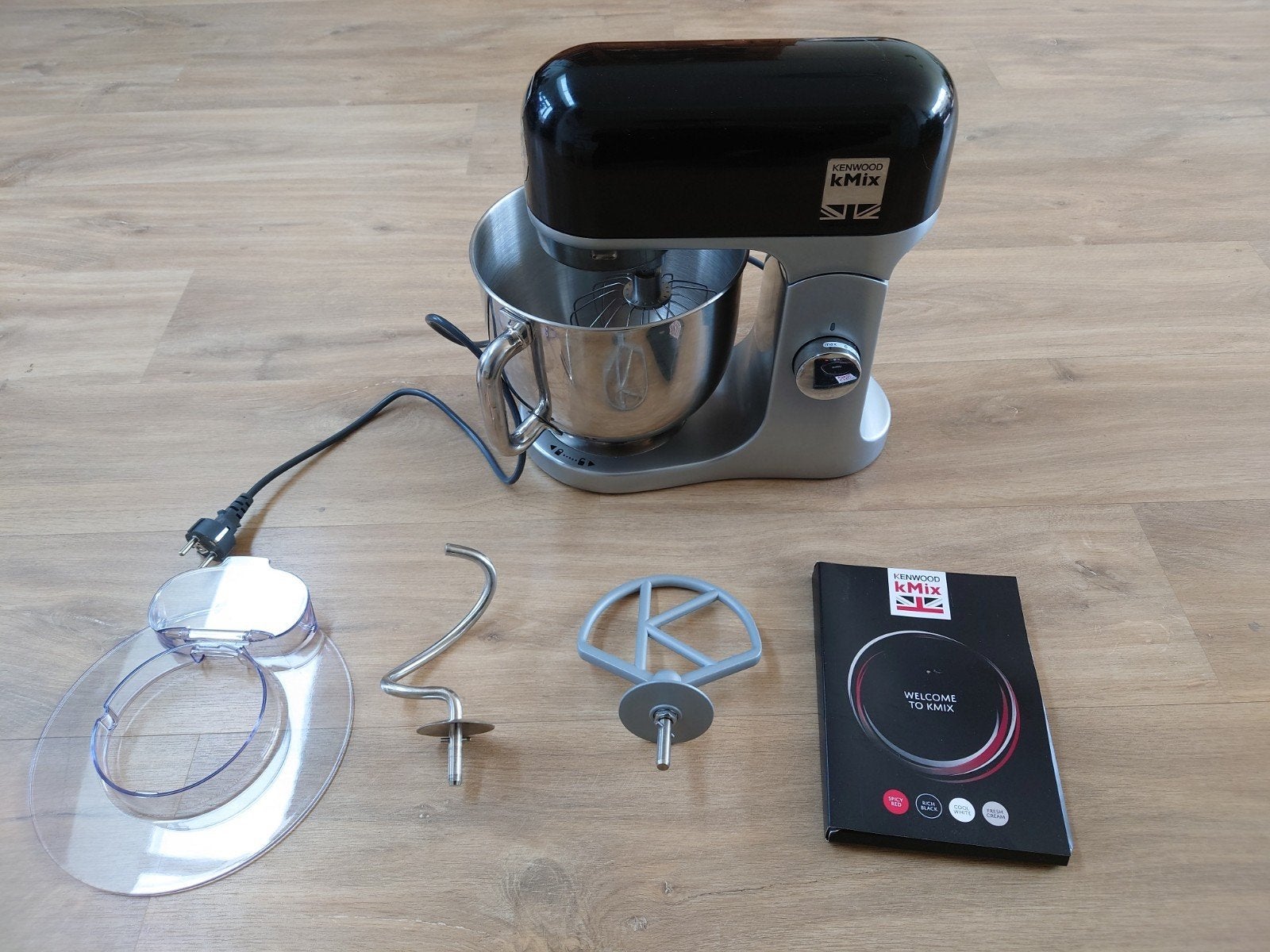 Kenwood Kmix75 keukenmachine, 4 liter of meer, Ophalen of Verzenden, Zo goed als nieuw, 3 snelheden of meer