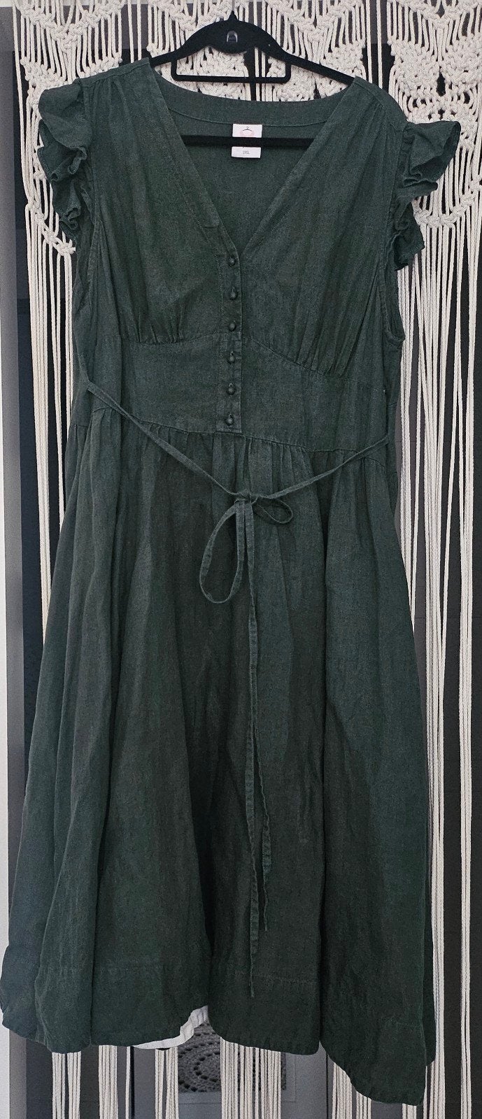 Son de Flor Diane Dress – Evergreen, Size 3XL, Sofi de Flor, Maat 46/48 (XL) of groter, Ophalen of Verzenden, Zo goed als nieuw