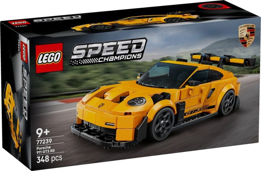 Lego Speed Champions 77239 Porsche 911 GT3 RS Supercar NIEUW, Lego, Lego, Nieuw, Legoland