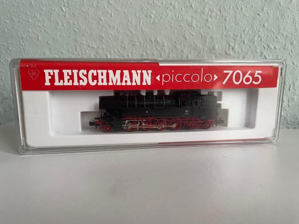Locomotief Fleischmann 7065 (N-Spoor) BR 65 DB, Hobby en Vrije tijd, Fleischmann, Ophalen of Verzenden, Zo goed als nieuw, Analoog