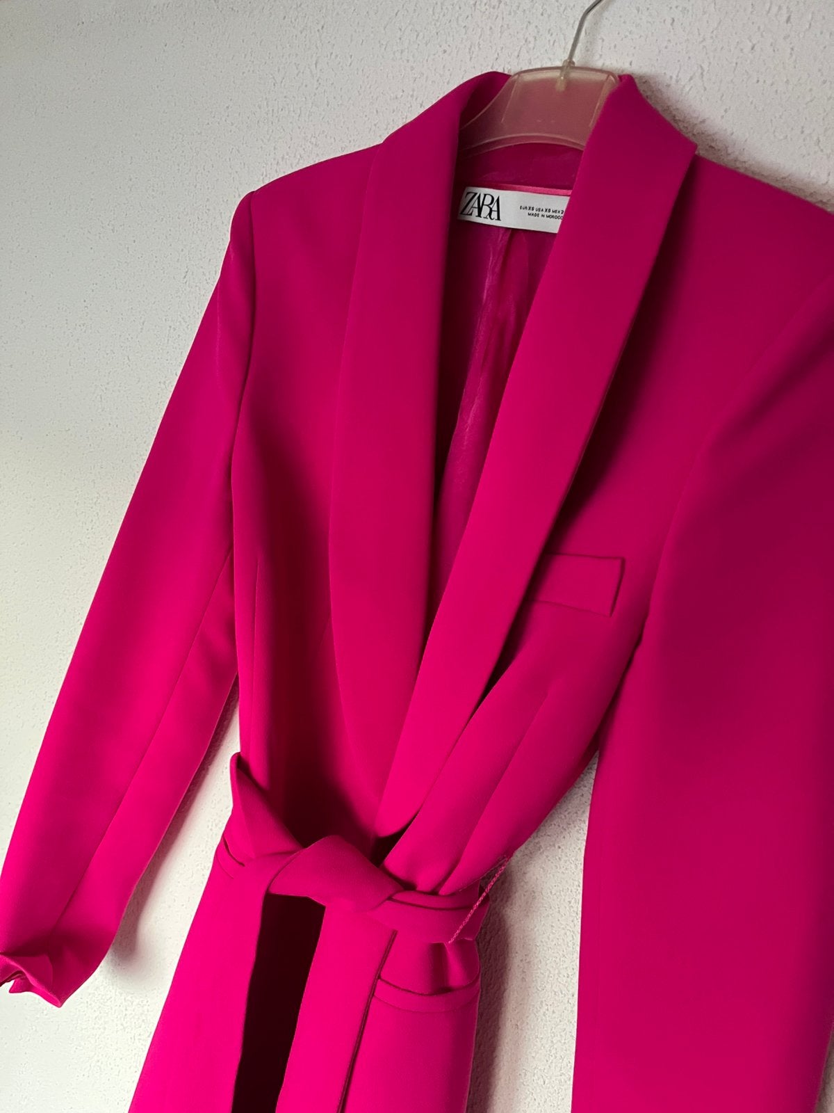 Zara roze blazer XS 34, Ophalen of Verzenden, Zo goed als nieuw, Maat 34 (XS) of kleiner, Roze