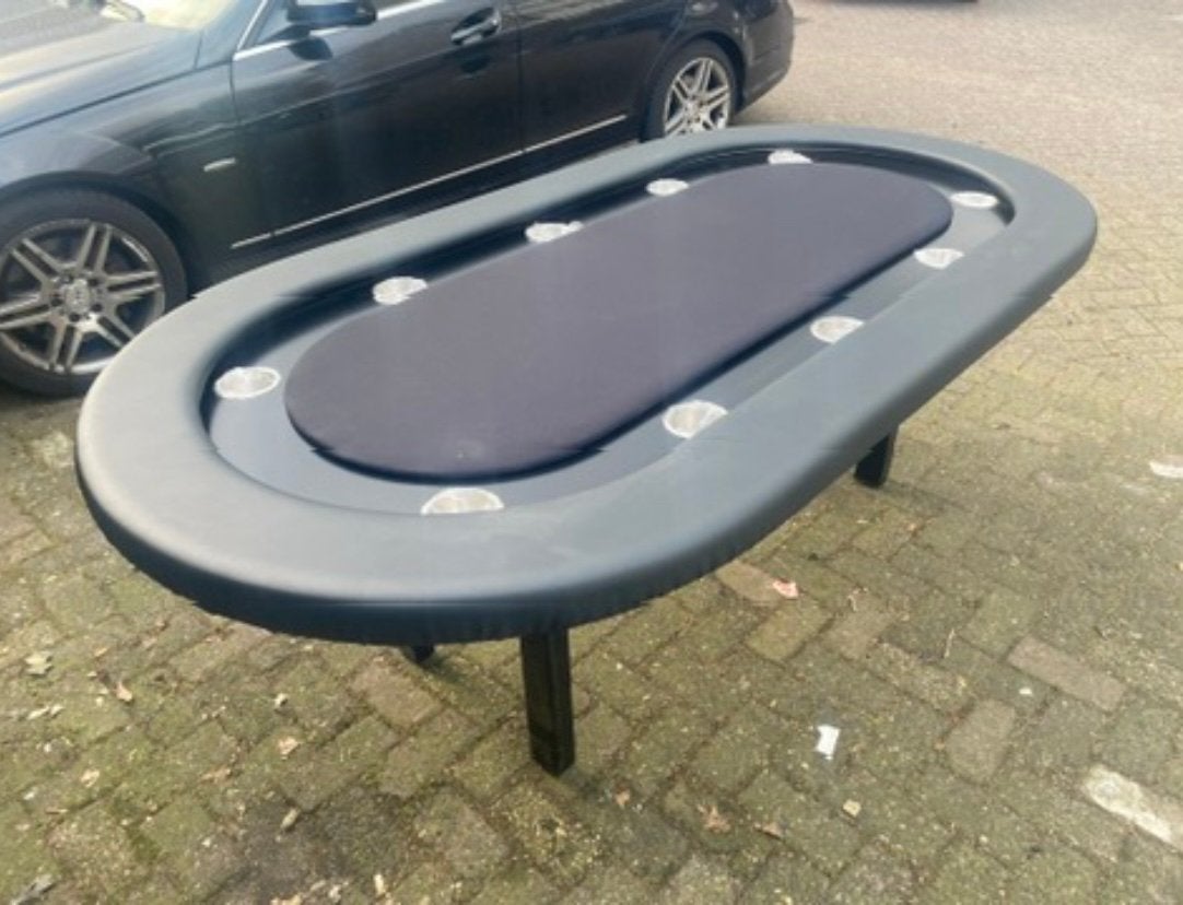 Poker tafel nieuw premium XL - 10 spelers - opvouwbaar, Vijf spelers of meer, Ophalen, Nieuw