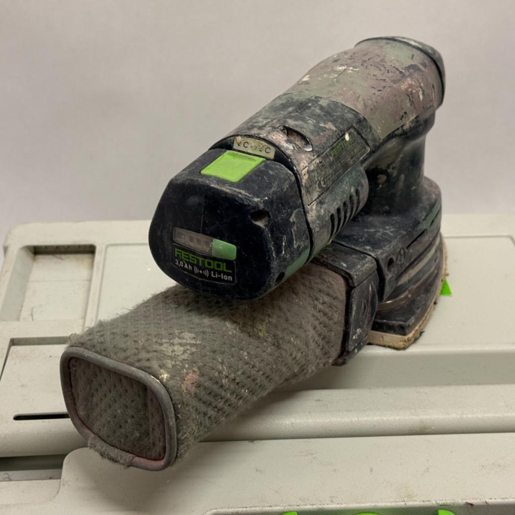 Festool DTSC 400 Schuurmachine Body + 2 Accu's + Lader, Doe-het-zelf en Verbouw, Gereedschap | Schuurmachines, Festool, Zo goed als nieuw