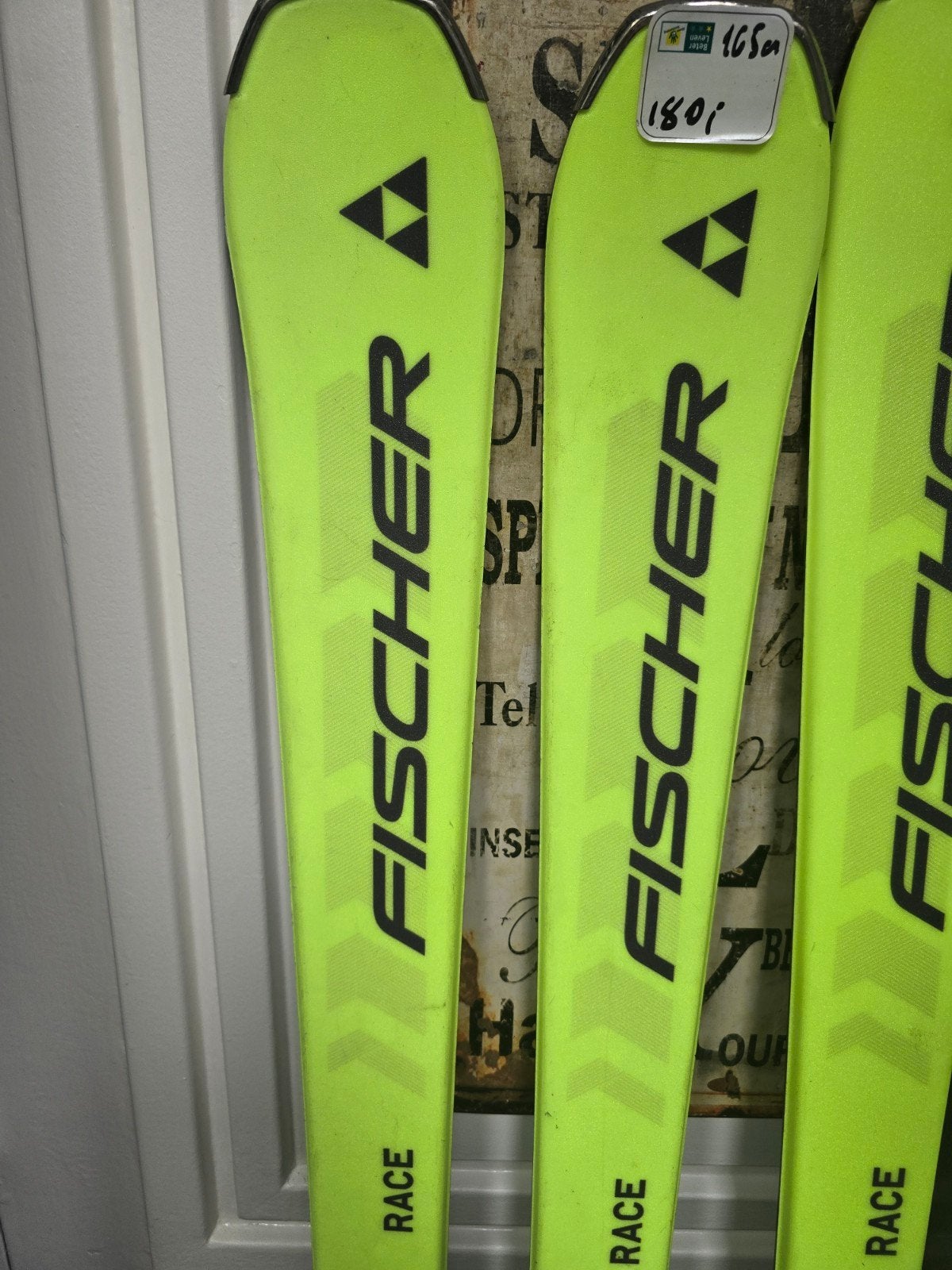 165cm FISCHER rc one race carve skis, 160 tot 180 cm, Fischer, Ophalen of Verzenden, Zo goed als nieuw