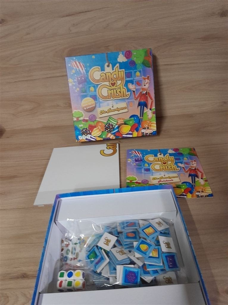 Candy crush het bordspel - s1595, Hobby en Vrije tijd, Gezelschapsspellen | Bordspellen, Verzenden, Zo goed als nieuw