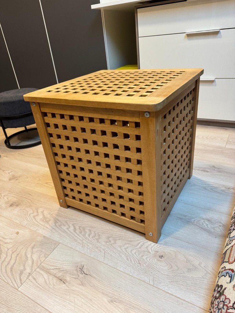 Ikea HOL opbergkist/wasmand/bijzettafel, Ophalen, Gebruikt, 50 tot 100 cm, 5 – 50