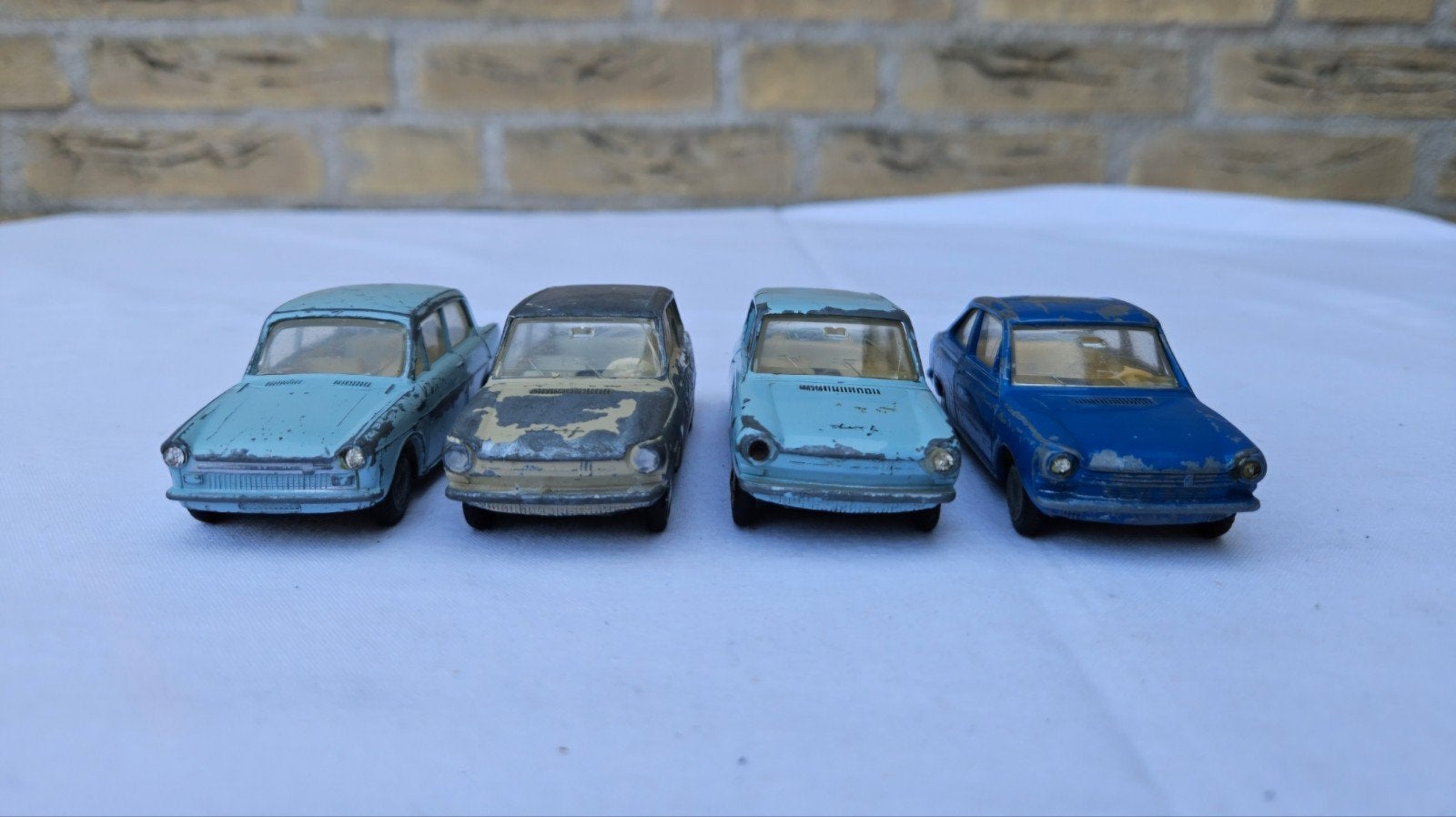 Lion car,  partij van 4 DAF luxe auto's, Ophalen of Verzenden, Gebruikt, Auto, Lion Toys