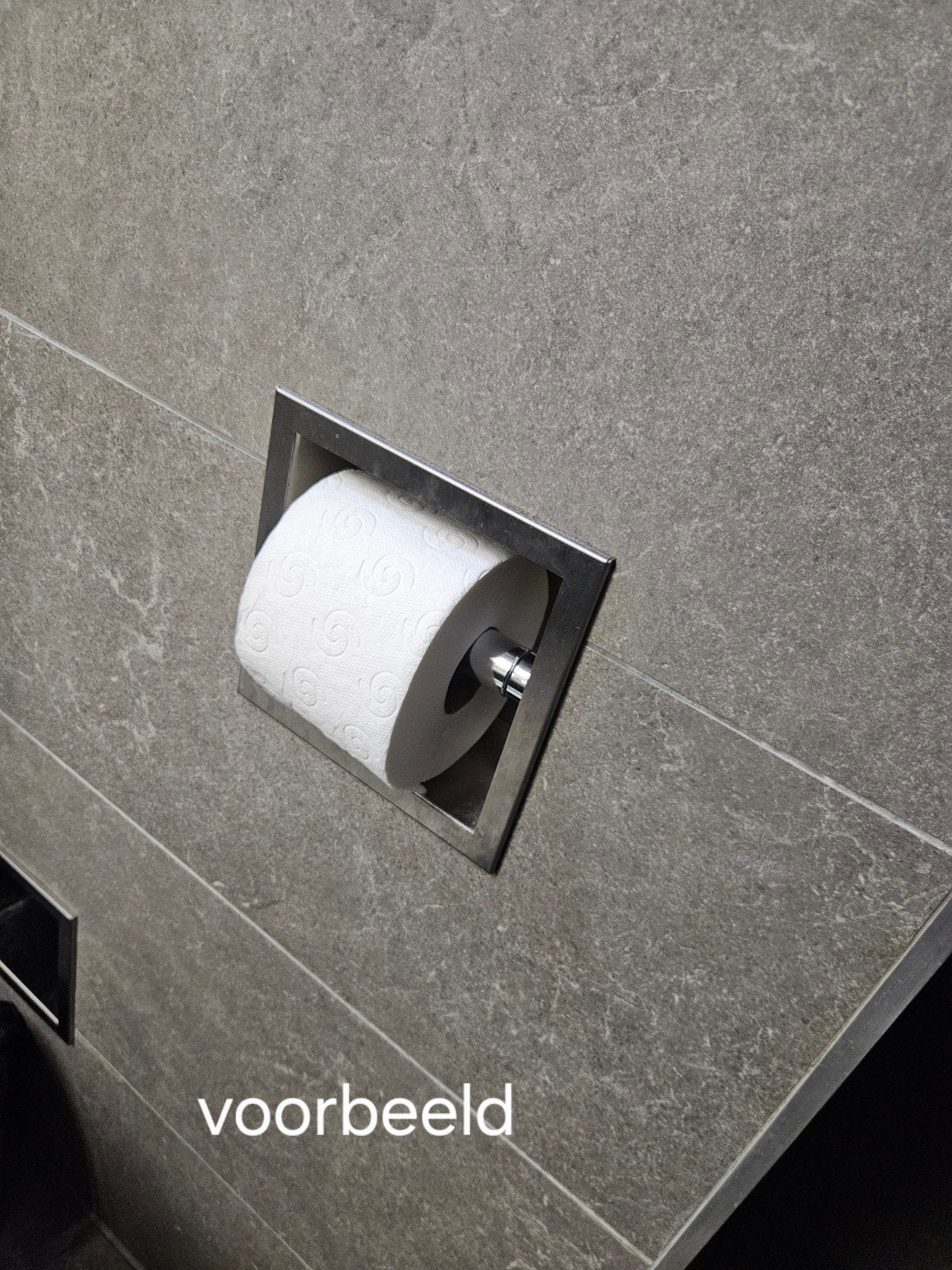 looox inbouw wc-rol houder, Ophalen of Verzenden, Nieuw, Grijs, Toilet-accessoire