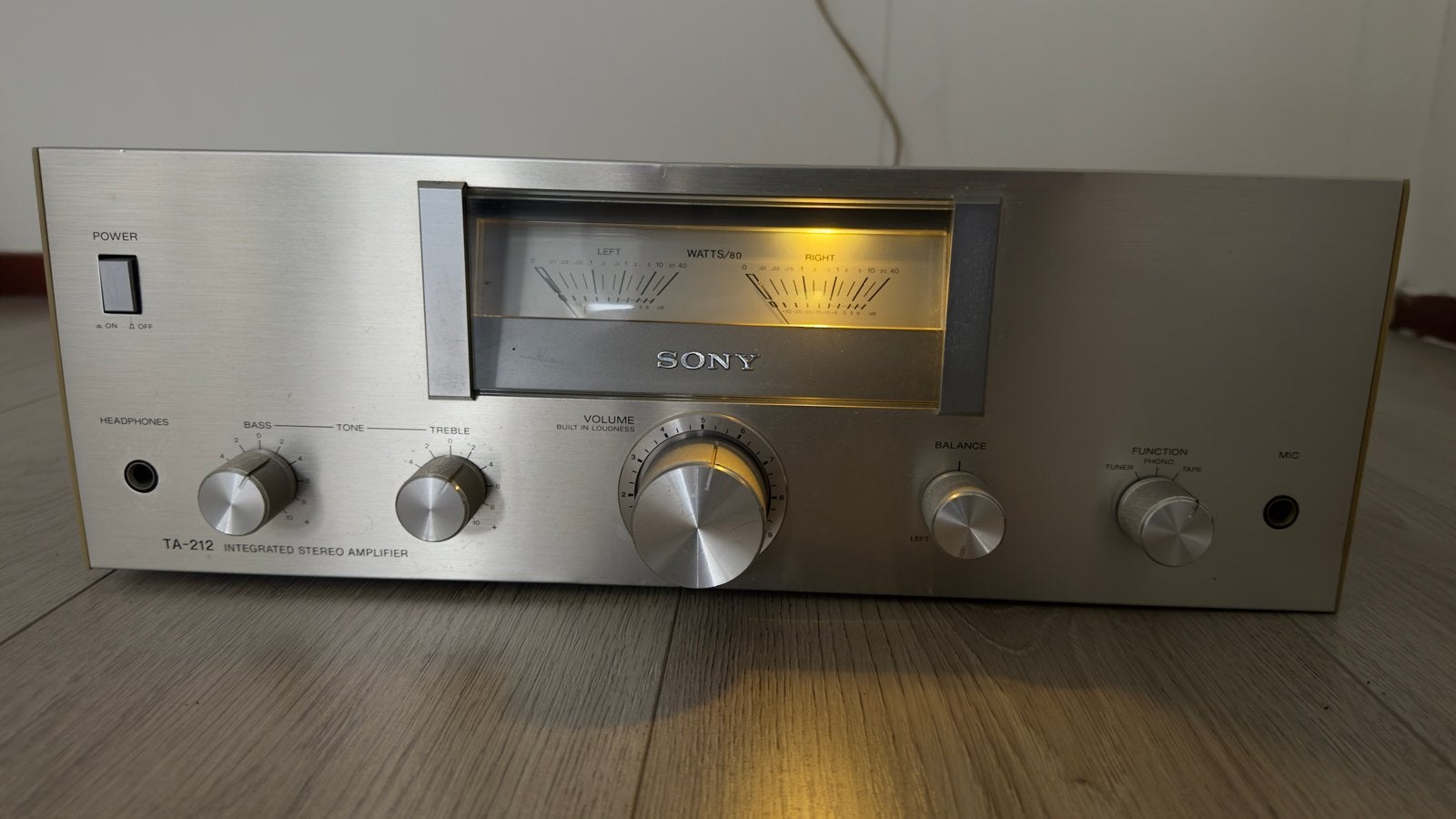 Sony TA-212 Geïntegreerde Stereo Versterker - Top Kwaliteit, Gebruikt, Ophalen of Verzenden, 60 tot 120 watt, Sony