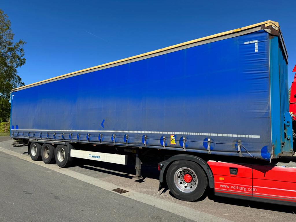 Krone 3 ass schuifzeilen oplegger (bj 2014), Blauw, Overige brandstoffen, Particulier, Aanhangers en Opleggers