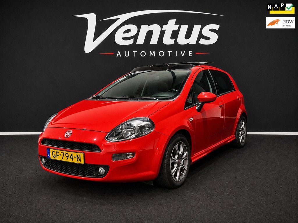 Fiat Punto Evo 0.9 TwinAir Lounge / 1eigenaar / Pano / NAP /, Auto's, Fiat, Voorwielaandrijving, 101 pk, Euro 6, 49 €/maand