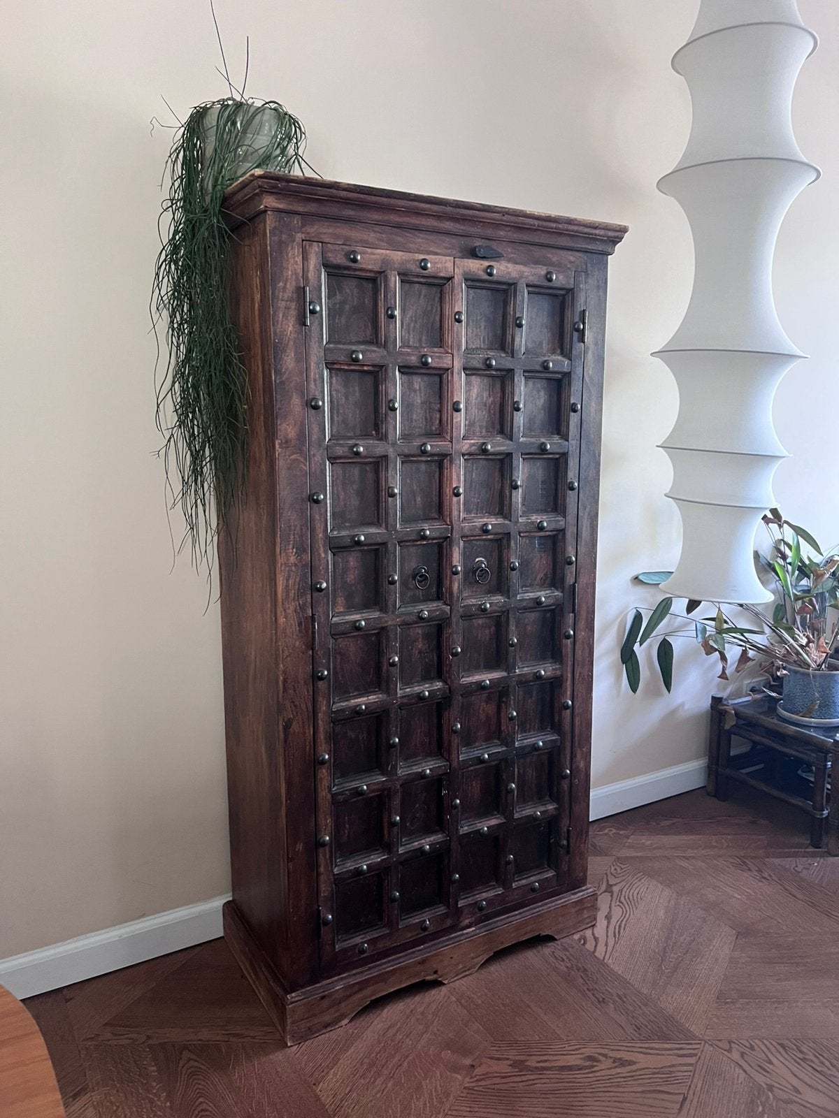 Koloniale Boho Vintage houten kast. Ibiza & Bali vibes., Ophalen, Zo goed als nieuw