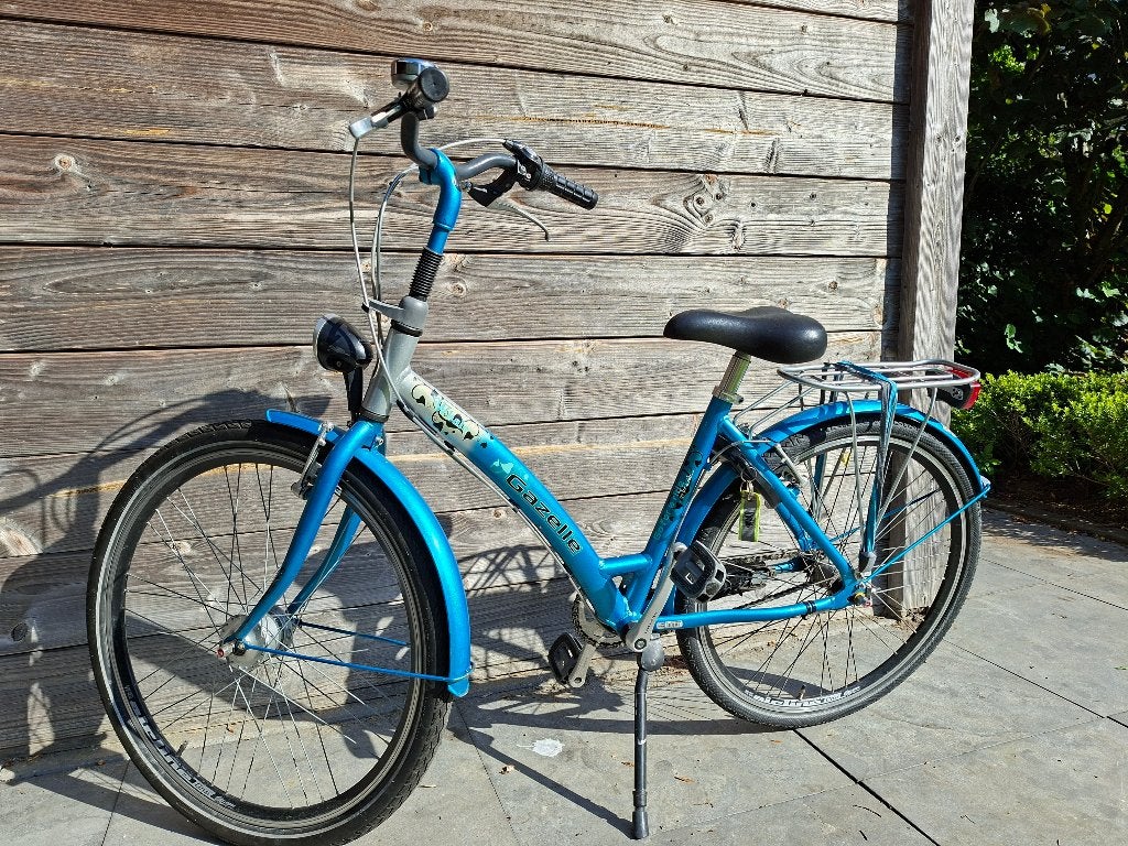 26' Meisjesfiets, Terugtraprem, Gebruikt, Versnellingen, Gazelle