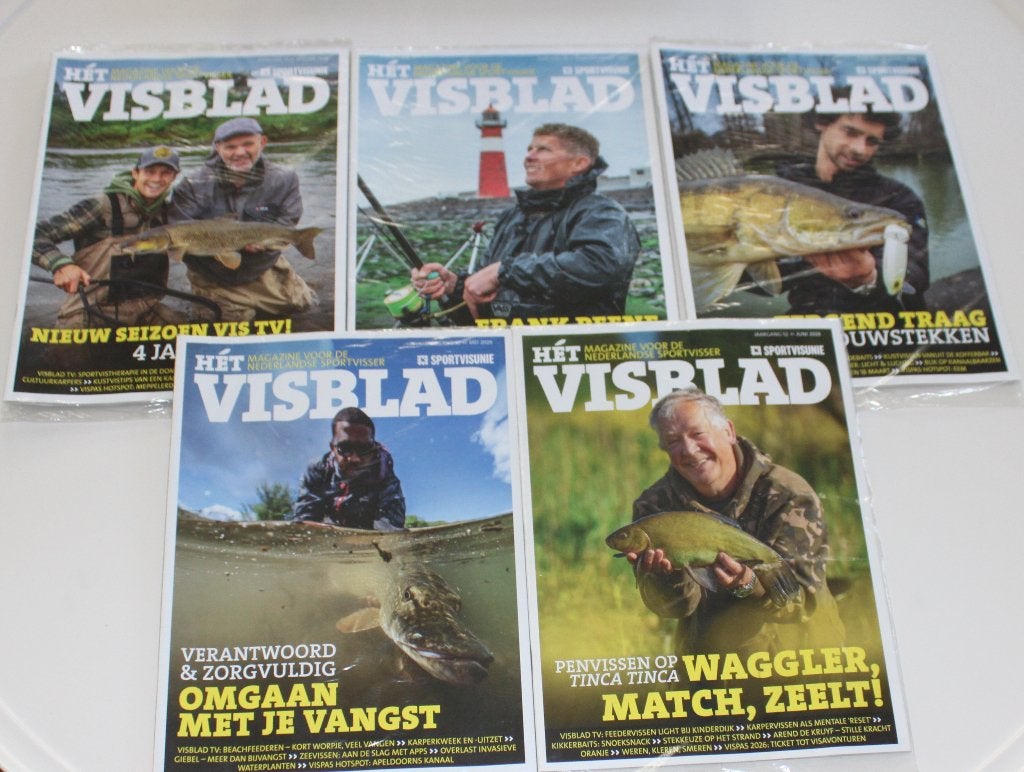 Het Visblad vis magazine tijdschrift vissen sportvissen, Ophalen of Verzenden, Nieuw, Sport en Vrije tijd