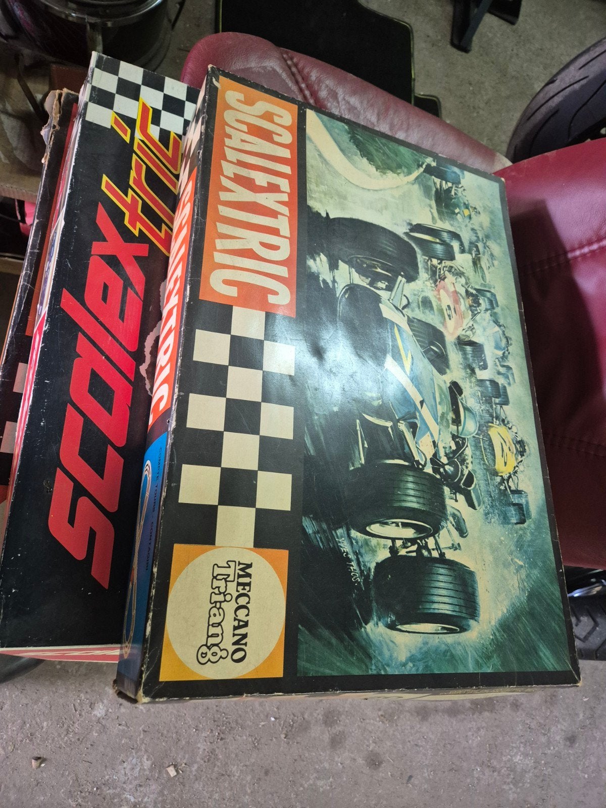 Scalextric racebaan jaren 60, Ophalen of Verzenden, Gebruikt
