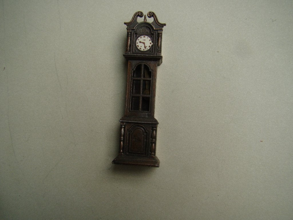 punten slijper staande klok miniatuur, Ophalen of Verzenden, Gebruikt, Poppenhuis