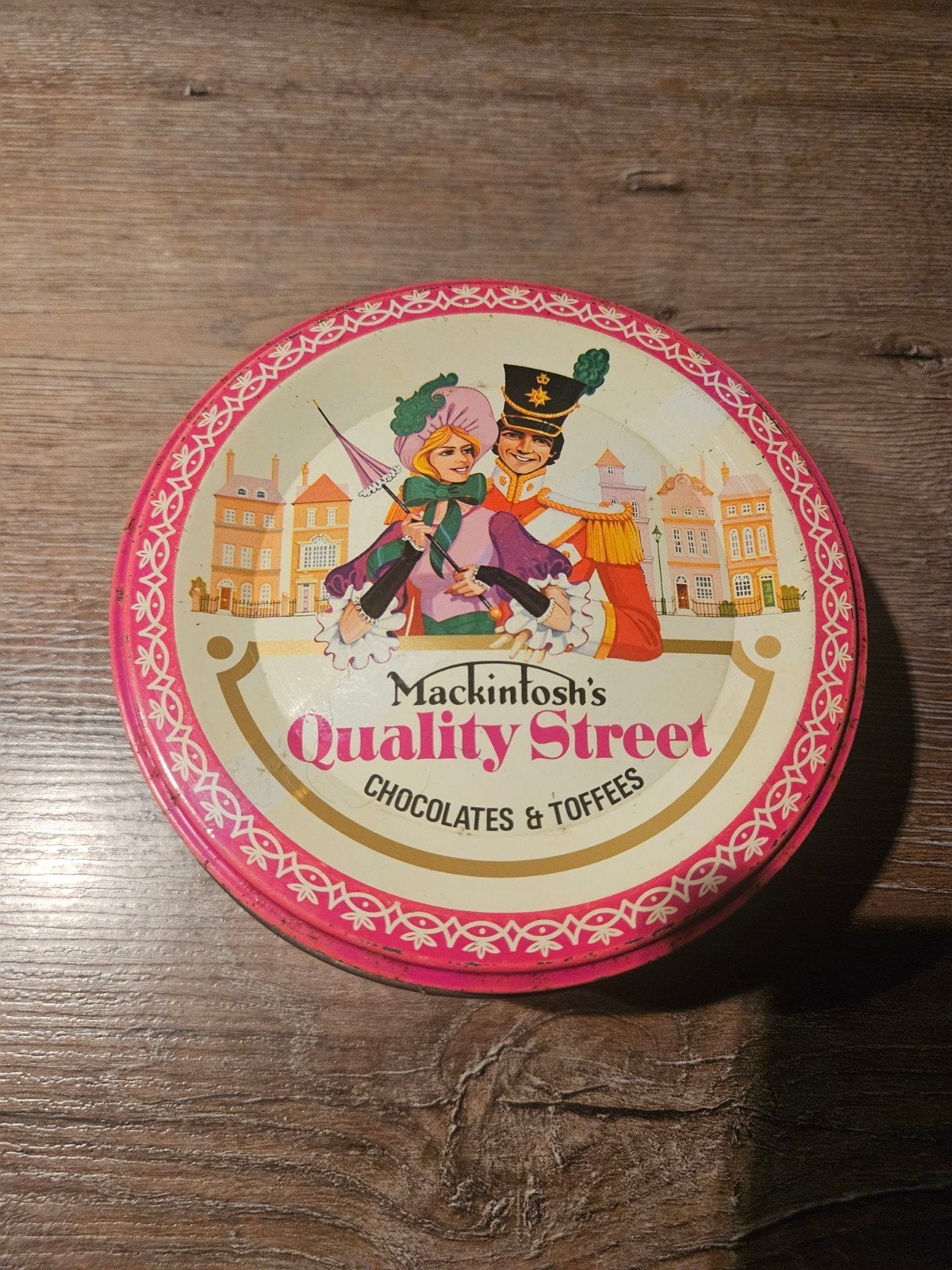 Vintage Mackintosh's Quality Street Blik - Jaren '70, Verzamelen, Blikken, Ophalen of Verzenden, Gebruikt, Overige, Overige merken