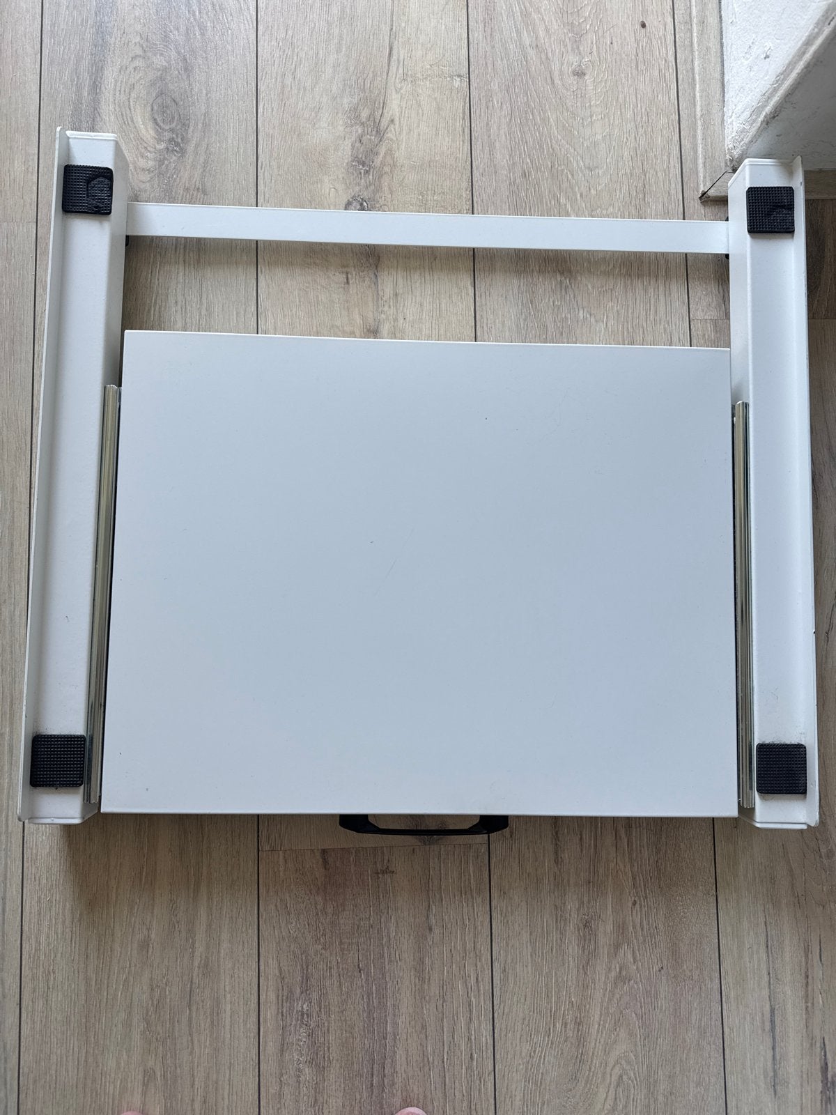 Stapelkit met uitschuifbaar plank voor wasmachine en droger, Witgoed en Apparatuur, Wasmachines, Ophalen, Gebruikt, Minder dan 1200 toeren